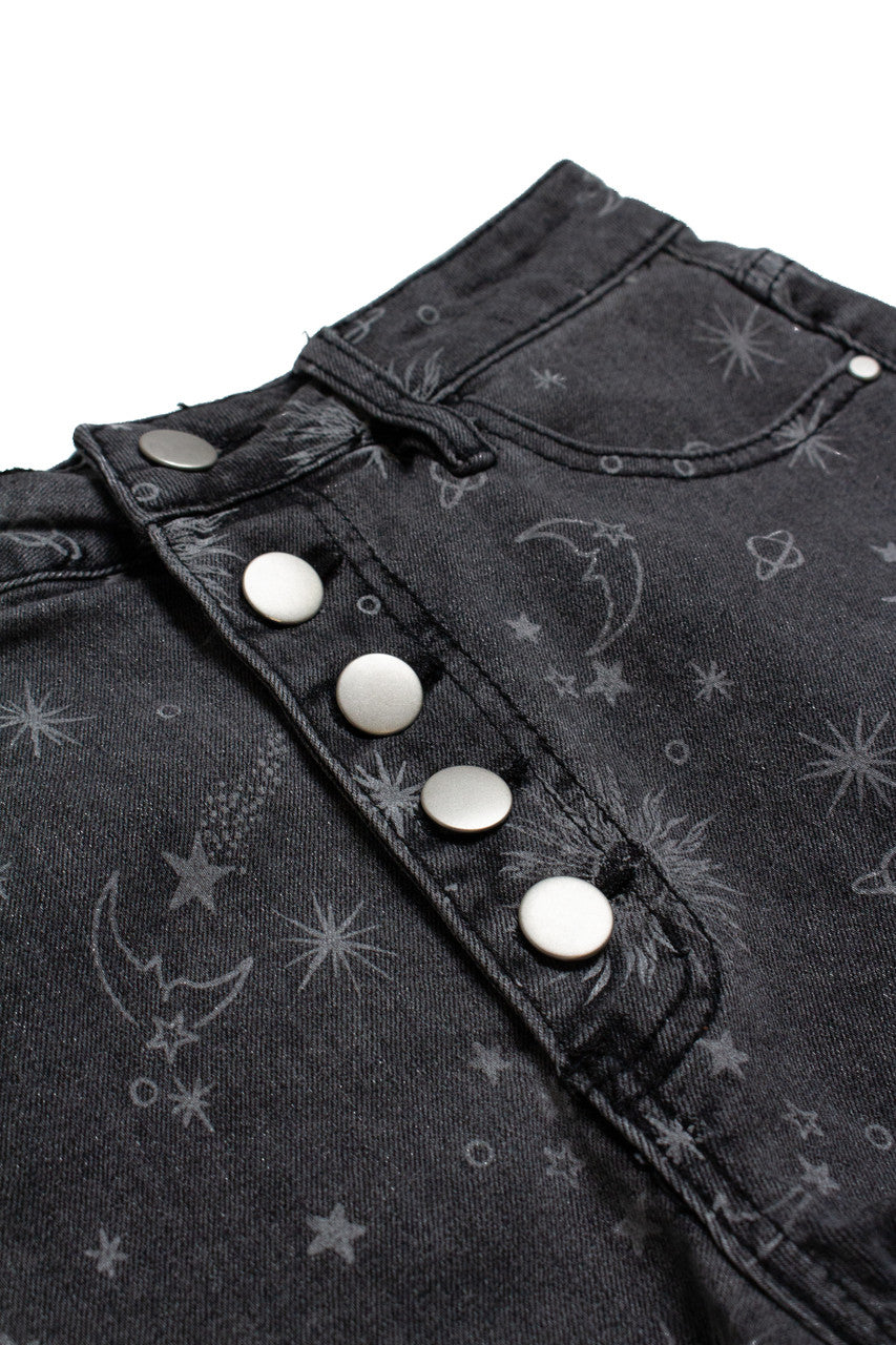 Celestial Denim Shorts