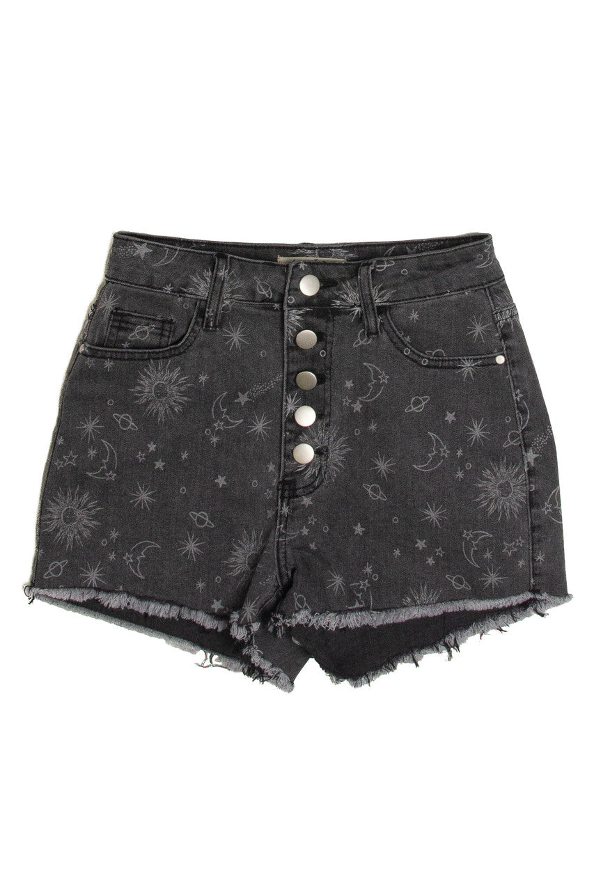 Celestial Denim Shorts