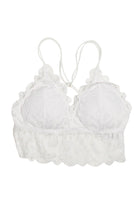 White Lace V Bralette