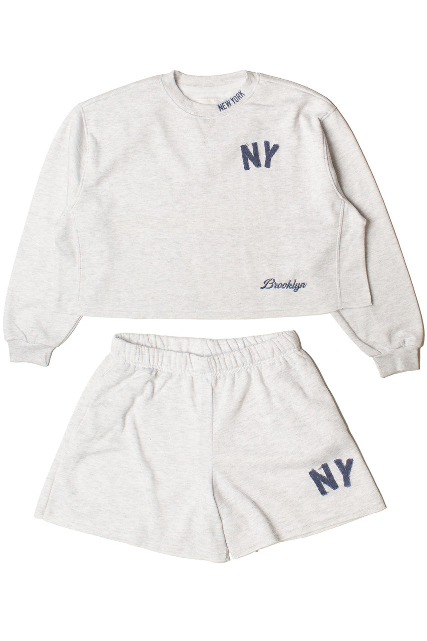 Embroidered New York Sweatshorts