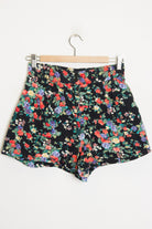 High Waist Floral Print Shorts