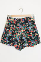 High Waist Floral Print Shorts