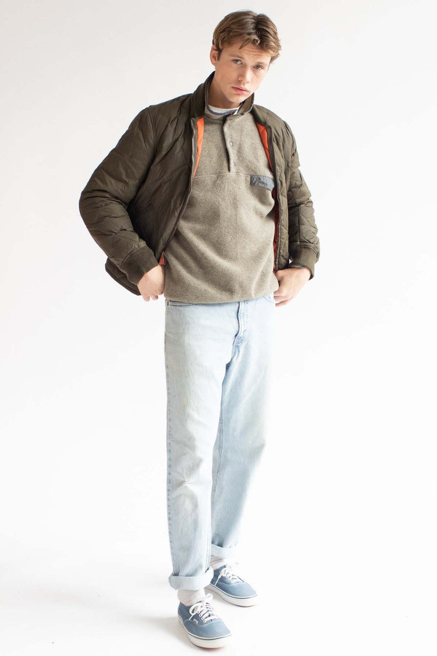 Olive & Orange Quilted Jacket
