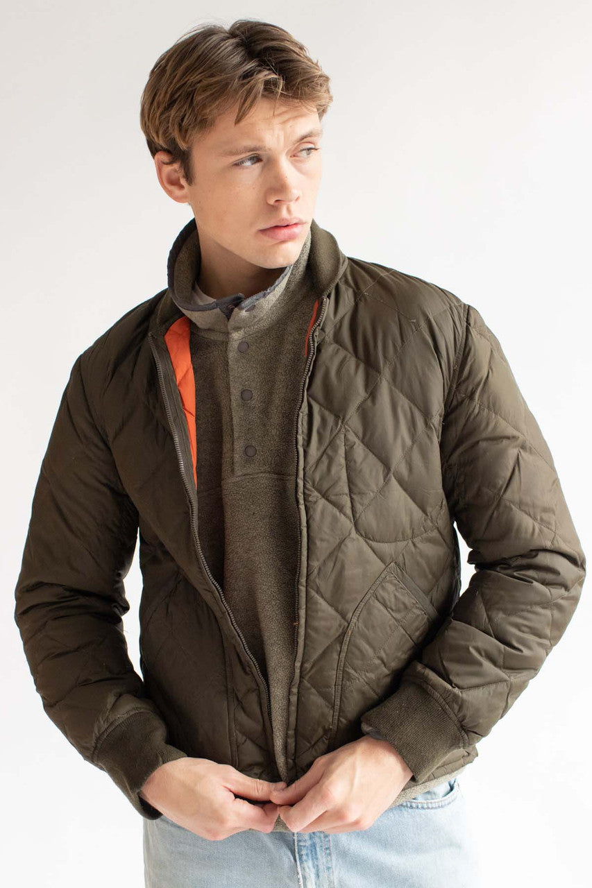 Olive & Orange Quilted Jacket