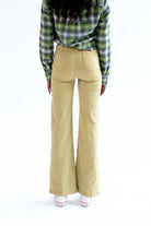 Olive High Rise Wide Leg Pants