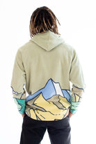 Olive Scenic Polar Fleece Hoodie