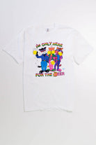 Only Here 4 Beer 90s DEADSTOCK Novelty T-Shirt