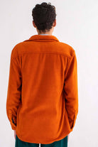 Orange Maple Polar Fleece Shacket