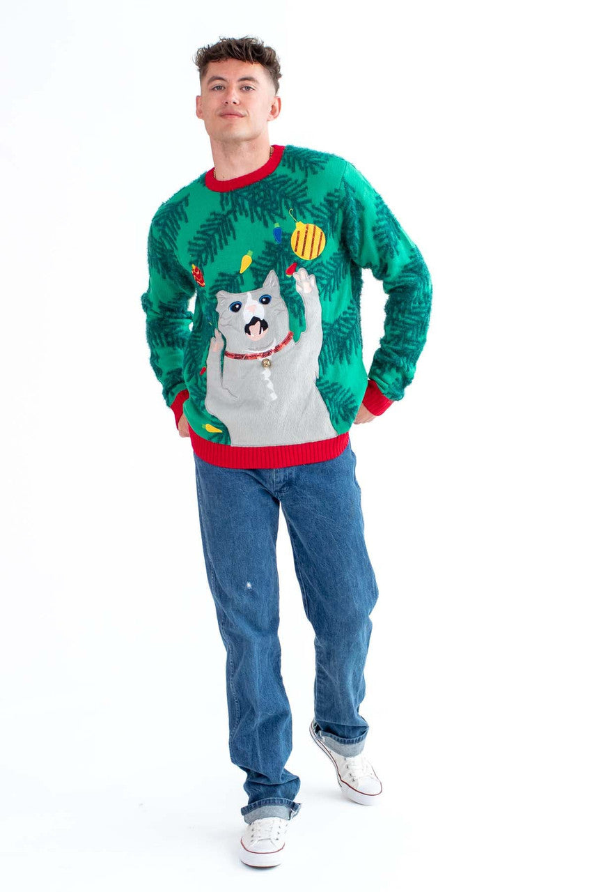 Ornament Kitty Christmas Sweater