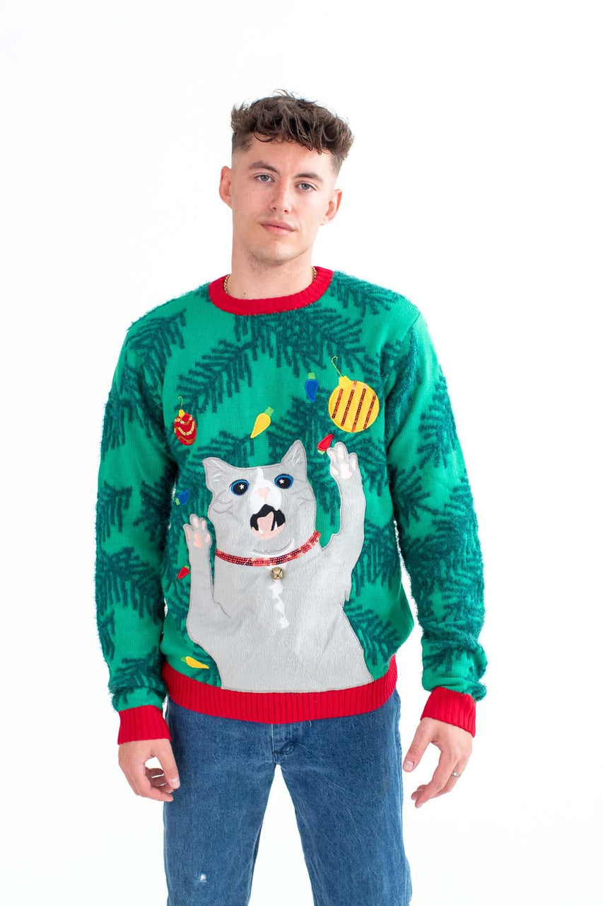 Ornament Kitty Christmas Sweater