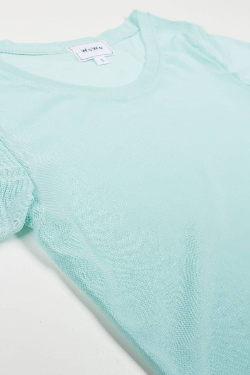 Mint Mesh Tee