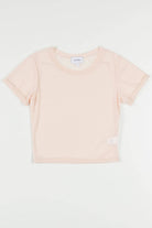 Peach Mesh Tee
