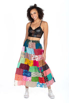 Patchwork Maxi Skirt