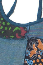 Knit Patchwork Crop Tank