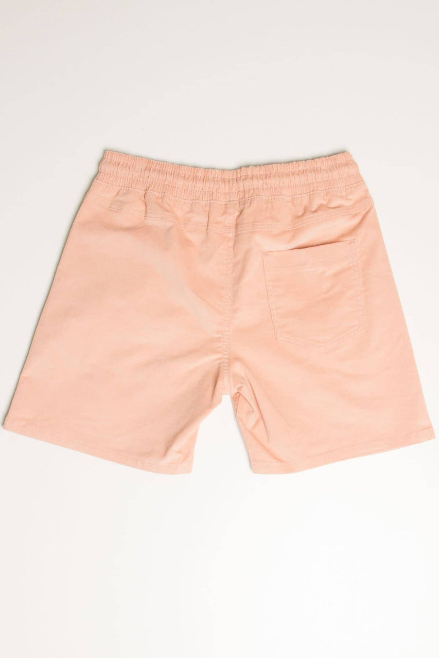 Peach Corduroy Shorts