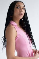 Peony Pink Polo Skater Dress