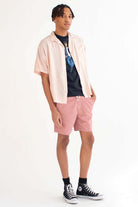 Dusty Pink Camp Button Up
