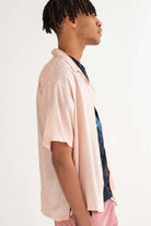 Dusty Pink Camp Button Up
