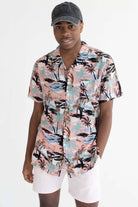Pink Cotton Twill Shorts