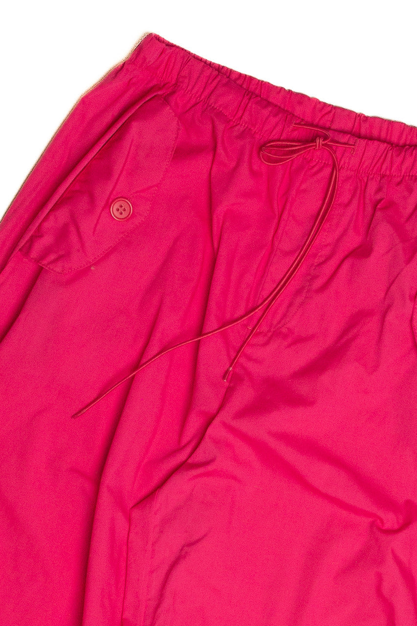 Raspberry Parachute Pants