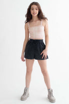 Pink Plaid Sweater Tank
