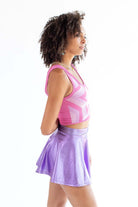 Pink Star Reversible Seamless Tank Top