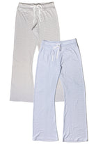 Pinstripe Wide Leg Lounge Pants