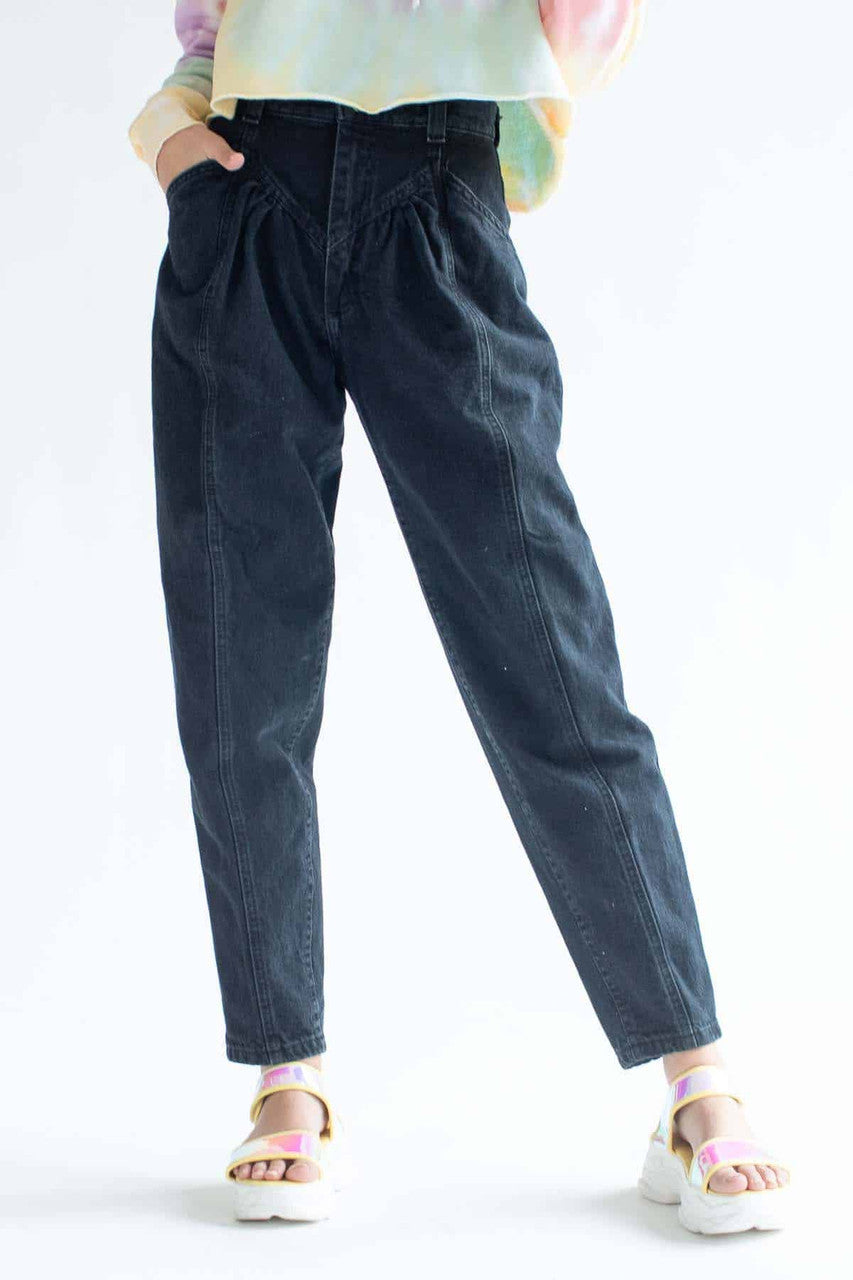 Pleated Front Vintage Lee Jeans (sz. 9)