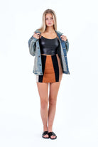 Pleather Crop Cami 2