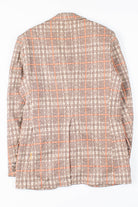 Brown Plaid Vintage Blazer 1
