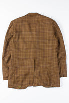 Brown Plaid Vintage Blazer
