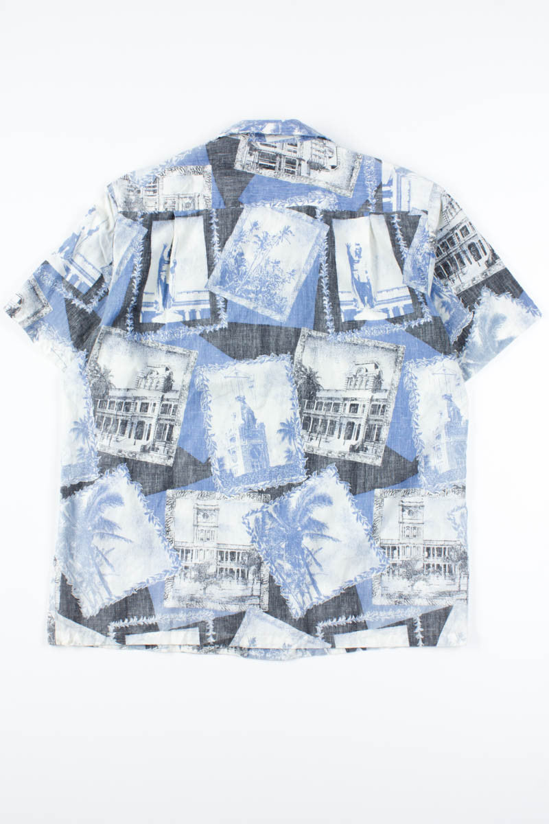 Architectural Vintage Hawaiian Shirt