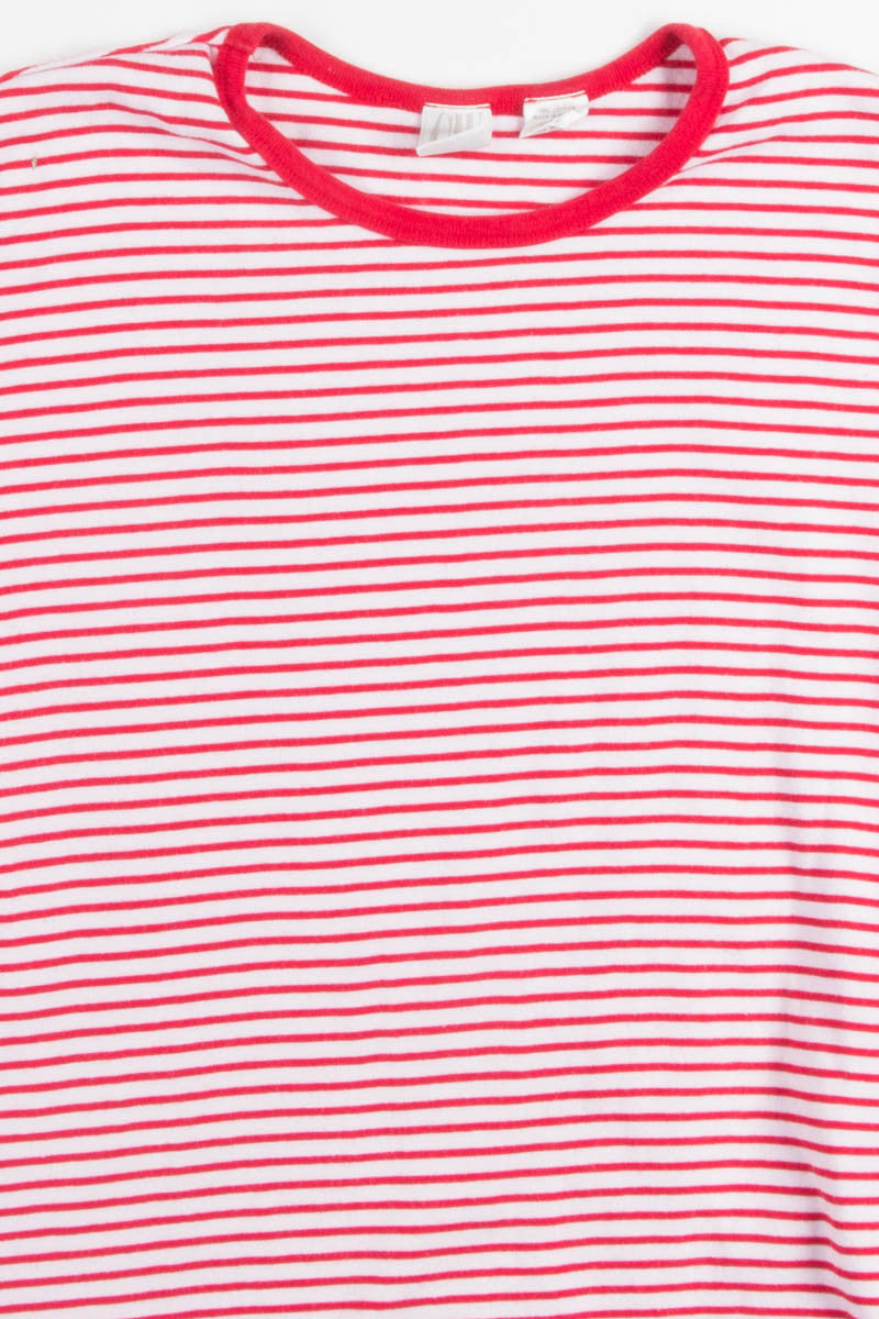 Red Ringer Tee