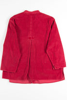 Red J. Jill Corduroy Button Up Shirt