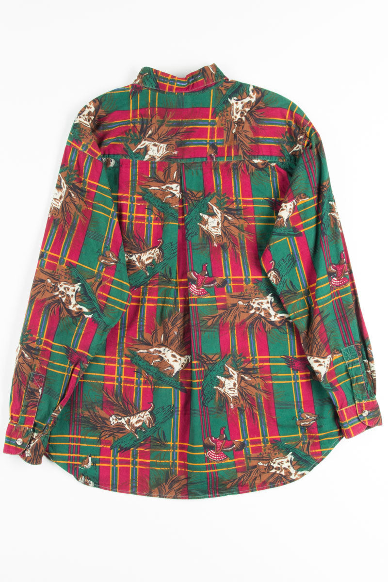 Bird Dogs Plaid Button Up Shirt