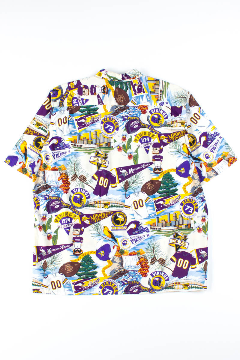 Vikings 35th Anniversary Hawaiian Shirt