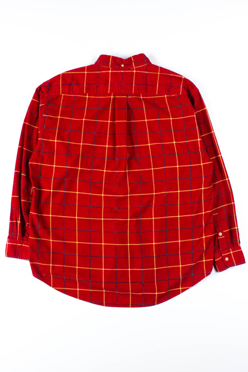 Tommy Hilfiger Plaid Corduroy Shirt