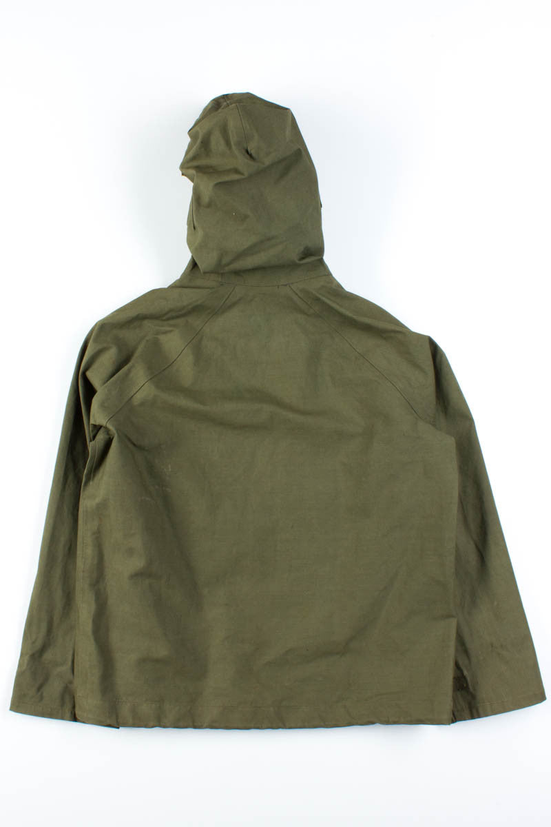 Vintage Canvas Military Raincoat