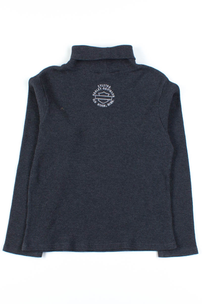 Harley Davidson Turtleneck Thermal Sweater