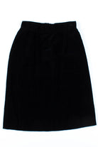 Black Velvet Skirt