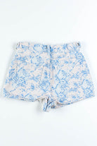 Pink Floral Shorts