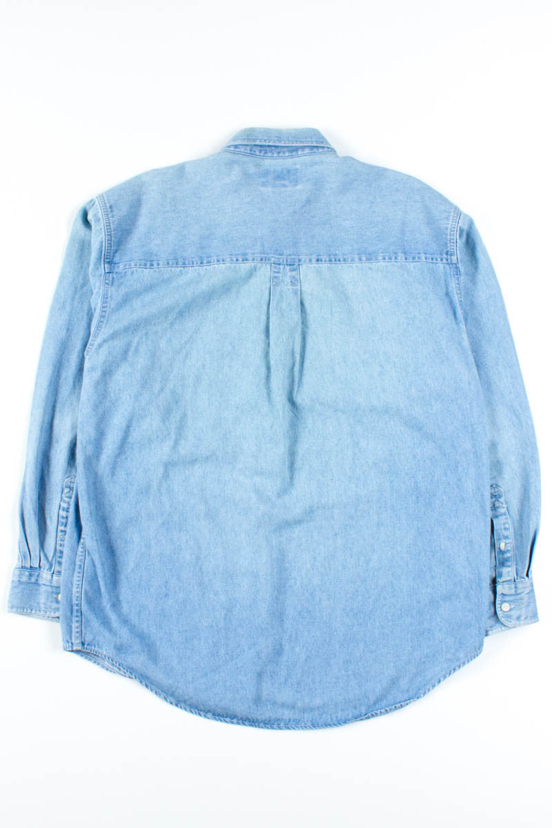 Blue Denim Button Down Shirt