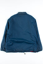 Blue & Red Fleece Lined Coach Jacket