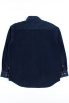 Navy Corduroy Button Up Shirt 1