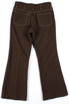 Brown Bell Bottom Pants