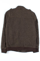 Brown Wool Herringbone Jacket