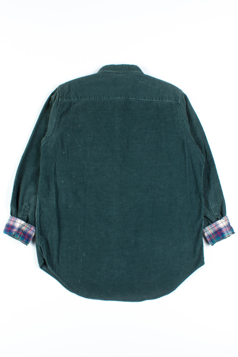 Green Woolrich Corduroy Shirt