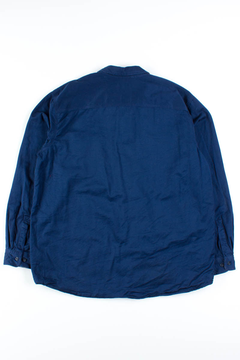 Navy L.L. Bean Button Overshirt