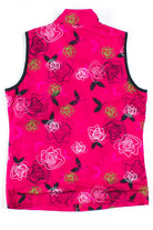 Magenta Floral Vest