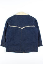 Vintage Sherpa Lined Denim Coat
